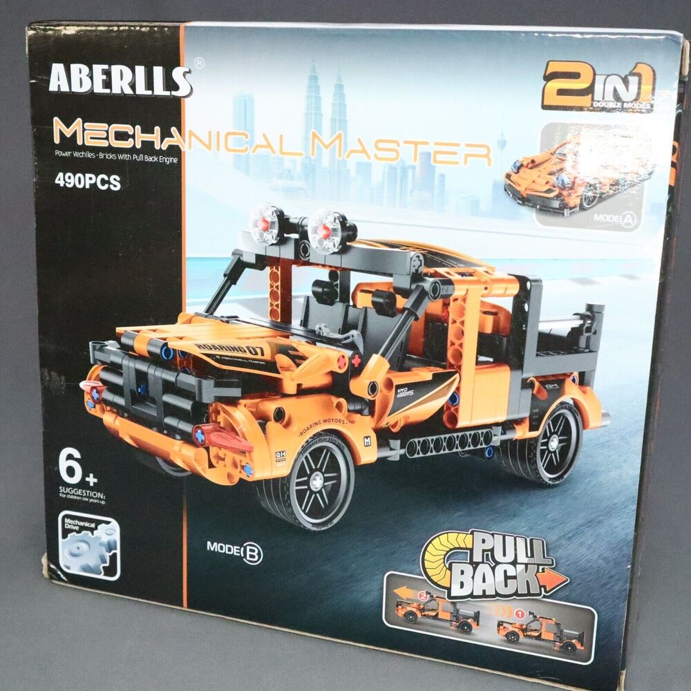 JEEP Mechanical Master Model Pull Back Action 490 pcs Aberlis